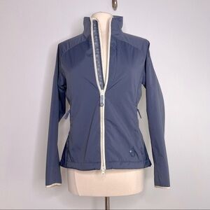 ISIS blue Soft-Shell Weather Resistant windbreaker Jacket Size 8